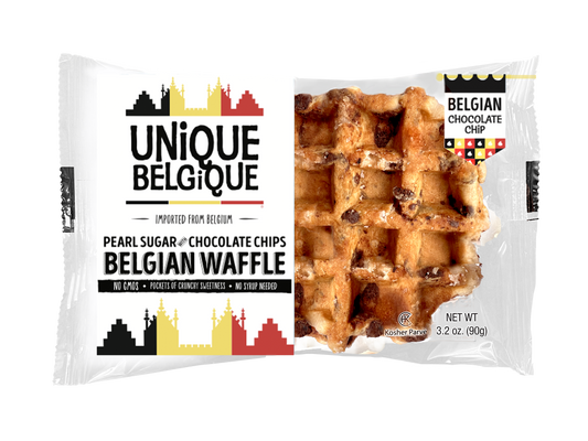 90g Pearl Sugar with Chocolate Chips Belgian Waffle